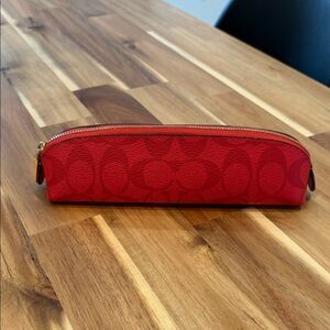 Coach pencil case